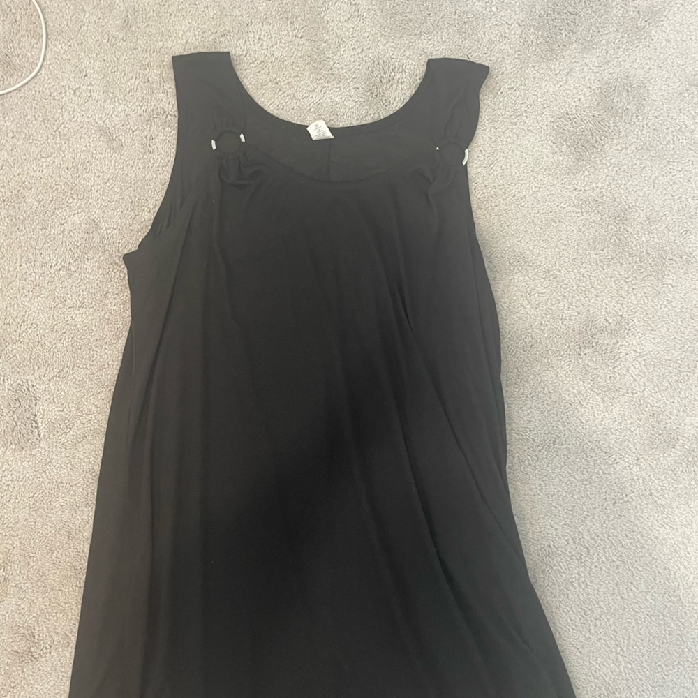 Black Dress Beach Coverup